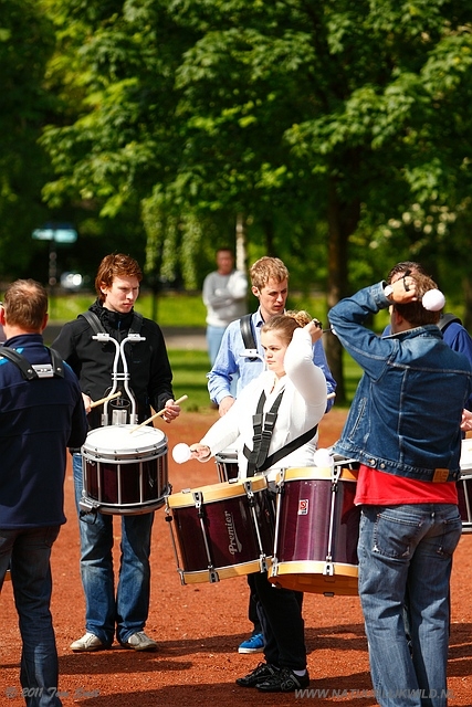 Practice at Kevingrove Park
