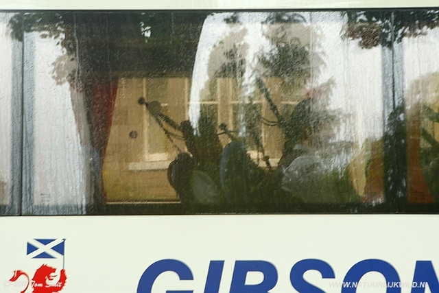 Practise in bus at Levengrove Park Dumbarton